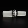Migliora il tuo bong per narghilè: versatile adattatore per filtro in vetro trasparente, da 14 mm a 18 mm con clip in plastica