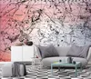Пользовательские 3D обои из росписи акварели цветы 3D стены наклейки для гостиной спальни 3D обои стены Фоны стены декорат6869766