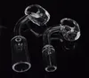 Top qualité 4mm d'épaisseur club banger domeless quartz banger dab clou 10mm 14mm 18mm mâle femelle pour plates-formes pétrolières bongs d'eau en verre