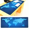 Mapa do mundo portátil Mapa Mouse Pads Gaming Grande Mousepad Gamer Big Computer Mat Mat Office Teclado Pad Pulso RESISSO PARA O JOGO