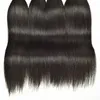 브라질 처녀 머리카락 확장 2 묶음 직선 인간 머리 이중 wefts 8-30inch 2 조각/로트 부드러운 스트레이트