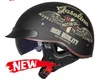 Dot Certification Retro Motorcykelhjälm Moto Hjälm Scooter Vintage Half Face Biker Motorcykel Crash Moto Helmet Casco Moto2719