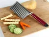 Cucina Verdure Patate Carota Chip Lama Patatine Fritte Cutters Pasta Di Patate Onde Crinkle Slicer