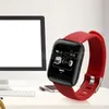 ID 116 Plus Smart Horloge Armbanden Fitness Tracker Bands Hartslag Stap Teller Activiteit Monitor Sport Band Polsband voor iOS Android