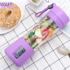 الأسرة 380ml الخلاط الشخصي Miniblender USB Cuct Cucs Electric JuicerBottle Fruit Vegetable Tools6744876