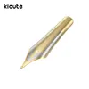 Kicute 5 pçs / pack irurita foutain caneta nib ouro 0.5mm substancial nib substituição NIB Business Fountain Pen