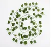 Artificiale MappleLeaf Foglie di edera Foglie di vite d'uva 12 pezzi / borsa Foglie di fogliame di Parthenocissus per decorazioni da giardino di casa