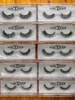 Ny Ankomst Real Siberian 3D Mink Strip False Eyelash Lång Individuell Ögonfransar Mink Lashes DHL Gratis frakt