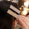 AOMU 1pc Crystal Hair Clips 반짝이는 모조 다이나 스톤 넓은 헤어 핀 헤어 바렛 여자 여자 파티 쇼 액세서리