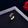 New Fashion Pop Roman Zircon Inlaid Female Ring Fashion Classic Couple Ring Luxury Trend Rose Gold Valentine Jewelry Gift2710644