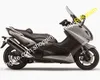 Tmax 530 2015 2016 Motocykl Aftermarket Zestaw do Yamaha Części T-MAX 530 Tmax530 15 16 Moto Nadwozie Szare Czarne Owalnia (formowanie wtryskowe)