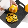 Plastic Cutting Board TPR Material Kitchen Chopping Board Unique Marble Appearance Design for Families Restaurants Meat Vegetables190k