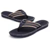 Nieuwe mannen sandalen designer schoenen luxe zomer flip flops fashion wide platte gladde sandalen slipper maat 39-45