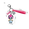 2019 New Fashion Jewelry Cartoon Bab Panda Keychain Bag Pendant Cute Men and Women Car Bags Keychain Small Gifts 567