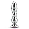 235 g di grandi dimensioni in metallo ingioiellato Enorme spina con spina in acciaio Crystal Crystal Plug Sex Toys per uomini e donne Acry04 Y1907168257864