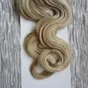 Braziliaanse Body Wave Hair Micro Loop Menselijk Hair Extensions 1g / Stand 100s Remy Micro Bead Loop Menselijk Haar