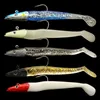 5pcsbox 3d Eyes 5 Farben gemischt 11 cm 10g16g19g22g Weichköder Köder Köder Jigs Haken Angelhaken Fishhooks Pesca Tackle FS411051501