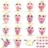 Latex Clown Cosplay demi visage Horrible masque effrayant Halloween Horrible effrayant masque de mascarade Halloween fête des fous Clown masque en Latex