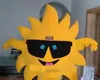 2018 Yüksek kalite sıcak ayçiçeği Karikatür Karakter Kostüm maskotu Özel Ürünler ısmarlama