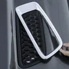 Chrome Car Engine Hood Air AC Outlet Vent Decorazione Cover Sticker per Jeep Wrangler JL 2018+ Accessori esterni auto