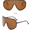 Menas de moda Men grandes óculos de sol polarizados Mulheres Sun Shades Big Black Glasses Declaração de óculos de sol SiameSestyle Óculos de sol