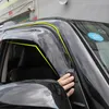 Car Resin Rain Baffle Wind Visor Decoration Cover Fit for Toyota 4Runner / Super 2014+ Car Exterior Accessories