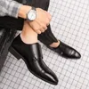 Merkmak 2020 Puntschoen Mannen Jurk Schoenen Mode Gesp Business Casual Schoenen Britse Stijl Big Size 48 Party Wedding Footwear