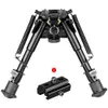 6"-9" Bipod Model extendable leg mounted fixed bipod for hunting Stand 20mm Scope Mounts