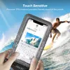 Custodia di telefono impermeabile per iPhone Cell 7 S9 8 Samsung Smart Clear Smart Clear Pvc Contro
