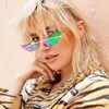 Glasses Women Cat Eye Sunglasses Cute Sexy Designer Summer Retro Small Frame Black Red Cat Eye Shaped Sun Glasses