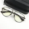 Brand Designer Optical Glasses Frame Men Women Big Eyeglasses Frames Fashion Metal Spectacle Frames Retro Myopia Eyewear with Original Box