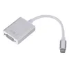 USB 3.1 Tipo C USB-Cale Homem para Mulher VGA cabo adaptador Converter for Macbook PC Laptop Converter Cable