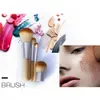 OTWOO 4pcslot Bamboe Borstel Foundation Brush make-up Kwasten Cosmetische Gezicht Voor Make-Up Schoonheid Tool4708984