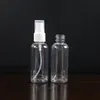 60ml 2oz Limpar fino da névoa Mini Spray Garrafas com Atomizador Pumps- para óleos essenciais de viagem Perfume massa portátil composição PP / PET recarregáveis