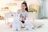 30cm 50cm 80cm 100cm 120cm size Lovely white hippo Plush Toys doll hippo Stuffed Animal Toys comfortable plush doll