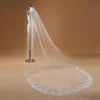 Voile Mariage 3m Long 1 Layer Wedding Veil With Comb Lace Edge Cathedral Length Cheap Bridal Veil Wedding Accessories Veu de No1508838