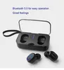 tws Bluetooth 5.0 Stereo Headphone sweatproof Sport In-Ear Earbuds With Charging case for iphone x/xr /samsung galaxcy cell phon