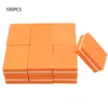 NAD005 100st -dubbelsided Mini Nail File Blocks Colorful Sponge Nail Polish Slip Buffer Strips Polering Manicure Tools5873693