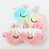 Unicorn Sleep Masks vuxna vilar ögonmask skugga täcker rese avslappning tillbehör synvård konstikaler 20195557686