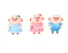 2019 Best seller Zodiac promotional gifts New cartoon doll Wang pig Silicone green pig pendant decoration ornaments Free DHL Shipping