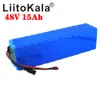 Liitokala 21700 Batteripack 48V 15AH 13S3P hög effekt 500W elektrisk cykelbatteri 48V15AH litiumbatteri med 50A BMS