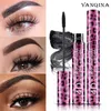 Yanqina 36H Mascara Vloeibare Eyeliner Pen Make-Up 4D Dikke Krul Sex Zwarte Mascara Langdurige Waterproof Eyeliner Cosmetica beauty Tools