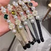 Vintage Pearl Rhinestone Women Hair Band Ins Fashion Girls Party pannband Personlighet Nattklubb Hårband för damer2936002