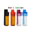 Snuff Snorter Sniffer Bottle Kit borsa con cerniera Kit portatile per pillole Cucchiaio per erbe Bottiglia di vetro Design innovativo Custodia per fumatori Torta calda DHL Free