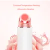 Electric Facial Eye Massager Ulrasonic Vibrator Pen EMS Microcurrent Skin Föryngring Ögonvård Ansiktslyftning Anti-Wrinkle Light Therapy