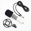 BM700 Computer Microphone Wired Condenser Sound Karaoke Microphone With Shock Mount For Recording Braodcasting BM-700 Mic PK 800