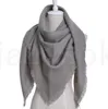 New Fashion Winter Warm Triangle Scarf Women Pashmina Shawl Cashmere Plaid Scarves Blanket Shawls Solid Scarf Female Stole DA121