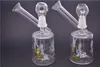 Bong in vetro per fumatori tubo d'acqua hitman Mini Liquid glass Dab oil Rig con giunto 14mm