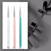 Tamax NA003 3 PCS مسمار مجموعة الفن اينر فرشاة الرسم 5MM 8MM 11MM الأظافر رسم التنقيط فرش هلام الأشعة فوق البنفسجية الاكريليك مانيكير الأظافر فرشاة القلم