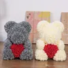 Valentines Romantic Gift PE Rose Bear Kunstmatige Rose Decoraties Leuke Cartoon Vriendin Kid Gift Alff